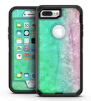 Splattered Mint Absorbed Watercolor Texture - iPhone 7 Plus/8 Plus OtterBox Case & Skin Kits
