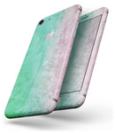 Splattered Mint Absorbed Watercolor Texture - Skin-kit for the iPhone 8 or 8 Plus
