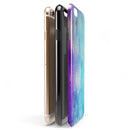 Splattered Ocean 4823 Absorbed Watercolor Texture iPhone 6/6s or 6/6s Plus 2-Piece Hybrid INK-Fuzed Case
