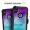 Splattered Ocean 4823 Absorbed Watercolor Texture - Skin Kit for the iPhone OtterBox Cases