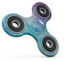 Splattered Ocean 4823 Absorbed Watercolor Texture Full-Body Fidget Spinner Skin-Kit