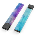 Splattered Ocean 4823 Absorbed Watercolor Texture - Premium Decal Protective Skin-Wrap Sticker compatible with the Juul Labs vaping device
