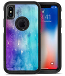 Splattered Ocean 4823 Absorbed Watercolor Texture - iPhone X OtterBox Case & Skin Kits