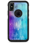 Splattered Ocean 4823 Absorbed Watercolor Texture - iPhone X OtterBox Case & Skin Kits