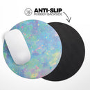 Splattered Opal Gemstone V1// WaterProof Rubber Foam Backed Anti-Slip Mouse Pad for Home Work Office or Gaming Computer Desk