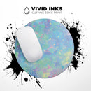 Splattered Opal Gemstone V1// WaterProof Rubber Foam Backed Anti-Slip Mouse Pad for Home Work Office or Gaming Computer Desk