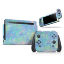 Splattered Opal Gemstone V1 // Skin Decal Wrap Kit for Nintendo Switch Console & Dock, Joy-Cons, Pro Controller, Lite, 3DS XL, 2DS XL, DSi, or Wii - Vinyl Skin Wrap for Nintendo Switch 2, OLED, Lite, Pro Controller, Wii & Classic Handhelds