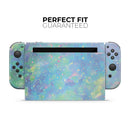 Splattered Opal Gemstone V1 // Skin Decal Wrap Kit for Nintendo Switch Console & Dock, Joy-Cons, Pro Controller, Lite, 3DS XL, 2DS XL, DSi, or Wii - Vinyl Skin Wrap for Nintendo Switch 2, OLED, Lite, Pro Controller, Wii & Classic Handhelds