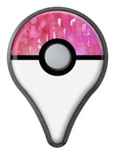 Splattered Pink 3 Absorbed Watercolor Texture Pokémon GO Plus Vinyl Protective Decal Skin Kit
