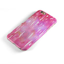 Splattered Pink 3 Absorbed Watercolor Texture iPhone 6/6s or 6/6s Plus 2-Piece Hybrid INK-Fuzed Case
