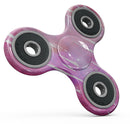 Splattered Pink 3 Absorbed Watercolor Texture Full-Body Fidget Spinner Skin-Kit