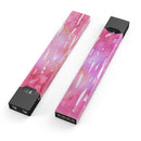 Splattered Pink 3 Absorbed Watercolor Texture - Premium Decal Protective Skin-Wrap Sticker compatible with the Juul Labs vaping device