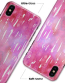 Splattered Pink 3 Absorbed Watercolor Texture - iPhone X Clipit Case