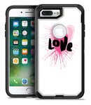 Splattered Pink Love - iPhone 7 Plus/8 Plus OtterBox Case & Skin Kits