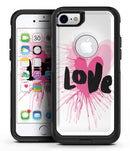 Splattered Pink Love - iPhone 7 or 8 OtterBox Case & Skin Kits