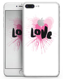 Splattered Pink Love - Skin-kit for the iPhone 8 or 8 Plus