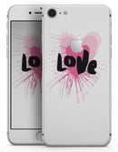 Splattered Pink Love - Skin-kit for the iPhone 8 or 8 Plus
