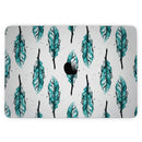 MacBook Pro with Touch Bar Skin Kit - Splattered_Teal_Watercolor_Feathers-MacBook_13_Touch_V3.jpg?