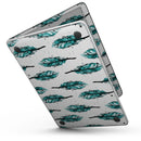 MacBook Pro with Touch Bar Skin Kit - Splattered_Teal_Watercolor_Feathers-MacBook_13_Touch_V6.jpg?