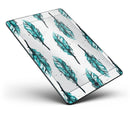 Splattered Teal Watercolor Feathers - iPad Pro 97 - View 7.jpg