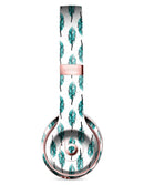 Splattered Teal Watercolor Feathers Full-Body Skin Kit for the Beats by Dre Solo 3 Wireless Headphones