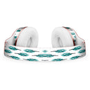 Splattered Teal Watercolor Feathers Full-Body Skin Kit for the Beats by Dre Solo 3 Wireless Headphones