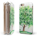 Splattered Watercolor Tree of Life iPhone 6/6s or 6/6s Plus 2-Piece Hybrid INK-Fuzed Case