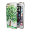 Splattered Watercolor Tree of Life iPhone 6/6s or 6/6s Plus 2-Piece Hybrid INK-Fuzed Case