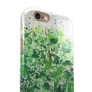 Splattered Watercolor Tree of Life iPhone 6/6s or 6/6s Plus 2-Piece Hybrid INK-Fuzed Case