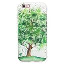 Splattered Watercolor Tree of Life iPhone 6/6s or 6/6s Plus 2-Piece Hybrid INK-Fuzed Case