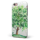 Splattered Watercolor Tree of Life iPhone 6/6s or 6/6s Plus 2-Piece Hybrid INK-Fuzed Case