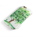 Splattered Watercolor Tree of Life iPhone 6/6s or 6/6s Plus 2-Piece Hybrid INK-Fuzed Case