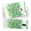 Splattered Watercolor Tree of Life - Premium Protective Decal Skin-Kit for the Apple Credit Card