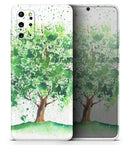 Splattered Watercolor Tree of Life - Premium Vinyl Skin Decal for Samsung Galaxy S25 Ultra, S24, S23, S22 & All Galaxy S Models