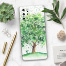 Splattered Watercolor Tree of Life - Premium Vinyl Skin Decal for Samsung Galaxy S25 Ultra, S24, S23, S22 & All Galaxy S Models