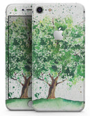 Splattered Watercolor Tree of Life - Skin-kit for the iPhone 8 or 8 Plus