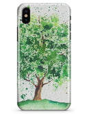 Splattered Watercolor Tree of Life - iPhone X Clipit Case