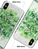Splattered Watercolor Tree of Life - iPhone X Clipit Case