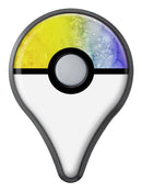 Splattered Yellow Absorbed Watercolor Texture Pokémon GO Plus Vinyl Protective Decal Skin Kit