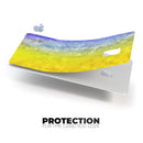 Splattered Yellow Absorbed Watercolor Texture - Premium Protective Decal Skin-Kit for the Apple Credit Card