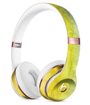 Splattered Yellow Absorbed Watercolor Texture Full-Body Skin Kit for the Beats by Dre Solo 3 Wireless Headphones