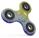 Splattered Yellow Absorbed Watercolor Texture Full-Body Fidget Spinner Skin-Kit