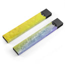 Splattered Yellow Absorbed Watercolor Texture - Premium Decal Protective Skin-Wrap Sticker compatible with the Juul Labs vaping device