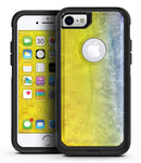 Splattered Yellow Absorbed Watercolor Texture - iPhone 7 or 8 OtterBox Case & Skin Kits