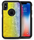 Splattered Yellow Absorbed Watercolor Texture - iPhone X OtterBox Case & Skin Kits