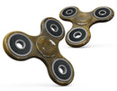 Splotched Golden Fibers V1 Full-Body Fidget Spinner Skin-Kit
