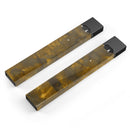 Splotched Golden Fibers V1 - Premium Decal Protective Skin-Wrap Sticker compatible with the Juul Labs vaping device