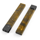Splotched Golden Fibers V1 - Premium Decal Protective Skin-Wrap Sticker compatible with the Juul Labs vaping device