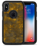 Splotched Golden Fibers V1 - iPhone X OtterBox Case & Skin Kits