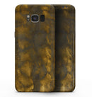 Splotched Golden Fibers V2 - Samsung Galaxy S8 Full-Body Skin Kit